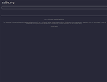 Tablet Screenshot of apibs.org